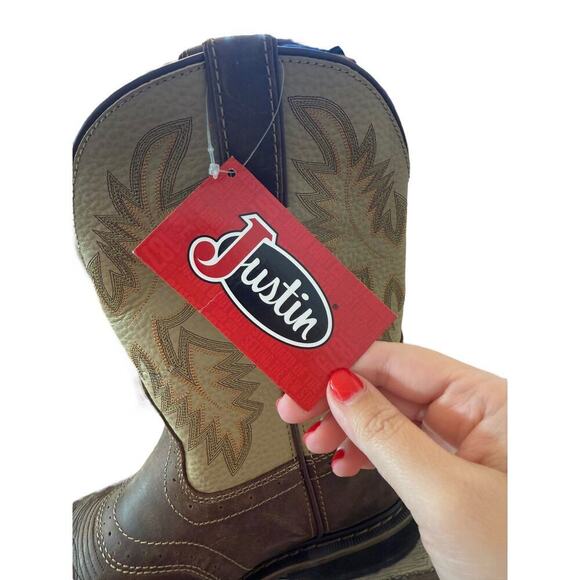 Justin Men\'s Golden Brown Superintendent 11\